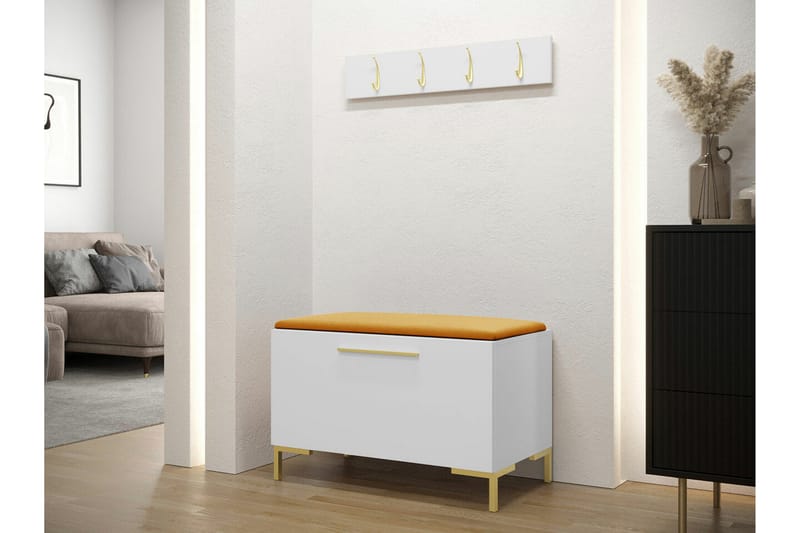 Dunvegan Hallmöbelset 84x44 cm - Vit - Möbler - Hallmöbler - Möbelset för hall & entre