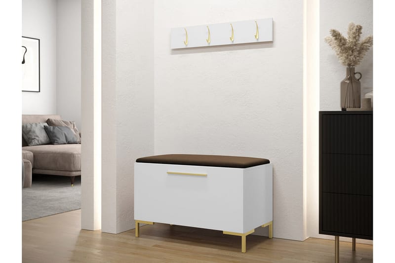 Dunvegan Hallmöbelset 84x44 cm - Vit - Möbler - Hallmöbler - Möbelset för hall & entre