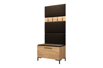 Dunvegan Hallmöbelset 84x46 cm - Mörkbrun - Möbler - Hallmöbler - Möbelset för hall & entre