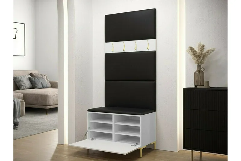 Dunvegan Hallmöbelset 84x46 cm - Mörkbrun - Möbler - Hallmöbler - Möbelset för hall & entre