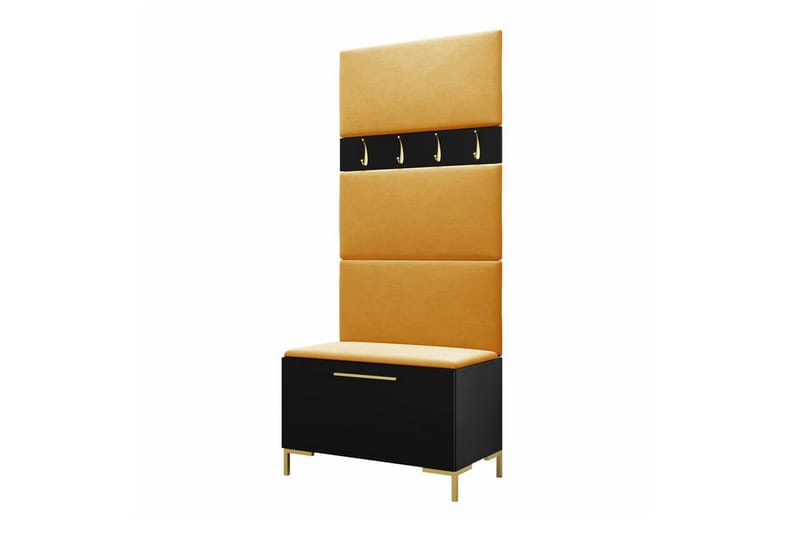 Dunvegan Hallmöbelset 84x46 cm - Svart - Möbler - Hallmöbler - Möbelset för hall & entre
