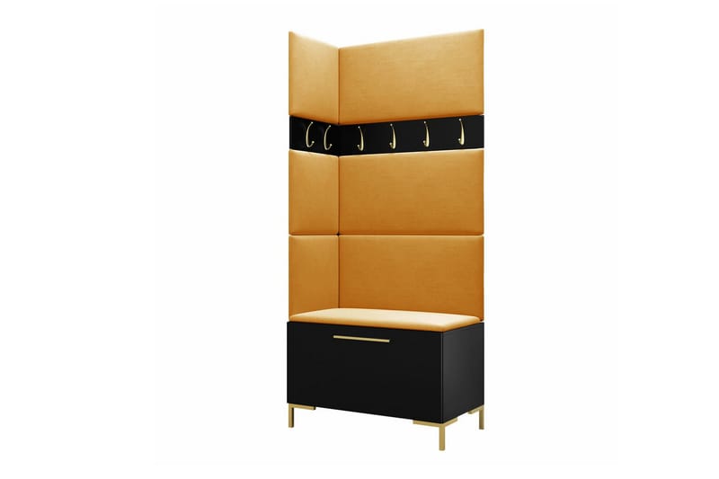 Dunvegan Hallmöbelset 84x46 cm - Svart - Möbler - Hallmöbler - Möbelset för hall & entre
