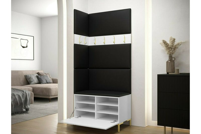 Dunvegan Hallmöbelset 84x46 cm - Vit - Möbler - Hallmöbler - Möbelset för hall & entre