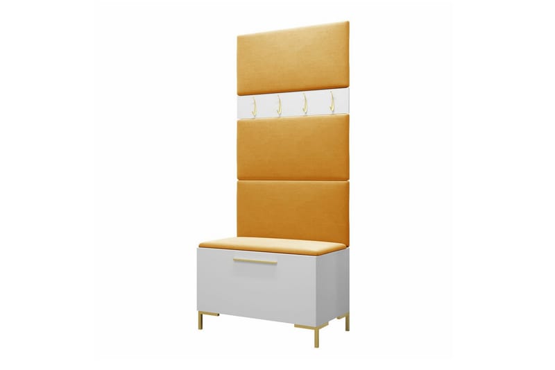 Dunvegan Hallmöbelset 84x46 cm - Vit - Möbler - Hallmöbler - Möbelset för hall & entre