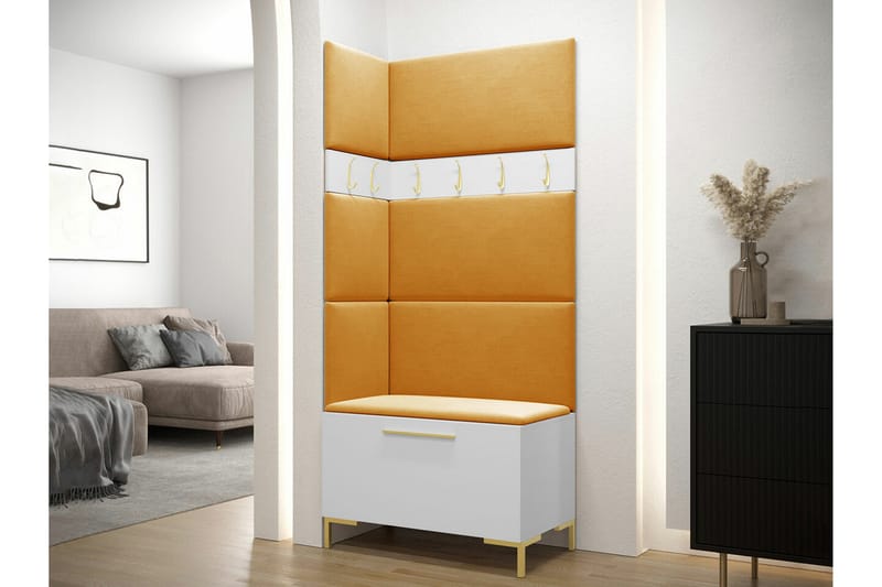Dunvegan Hallmöbelset 84x46 cm - Vit - Möbler - Hallmöbler - Möbelset för hall & entre