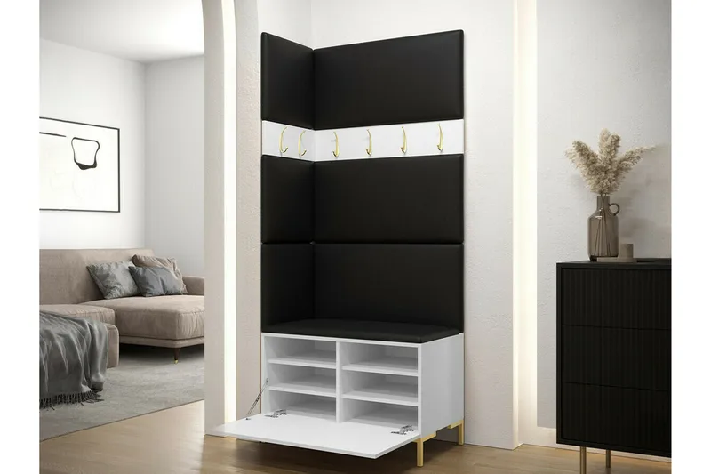 Dunvegan Hallmöbelset 84x46 cm White - Möbler - Hallmöbler - Möbelset för hall & entre