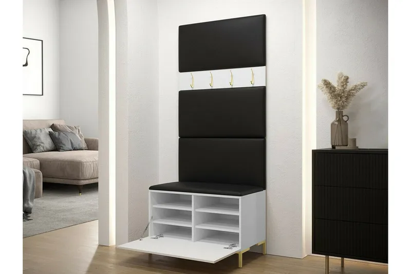 Dunvegan Hallmöbelset 84x46 cm White - Möbler - Hallmöbler - Möbelset för hall & entre