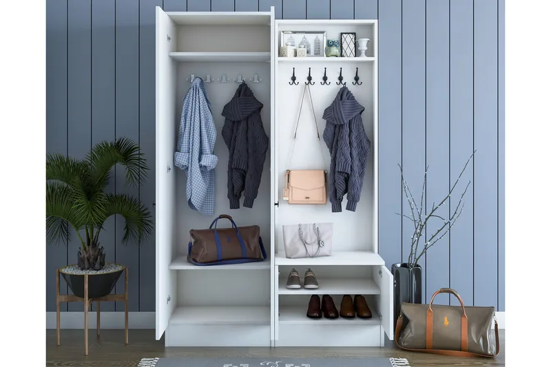 Erickslund Hallmöbelset - Vit - Möbler - Hallmöbler - Möbelset för hall & entre