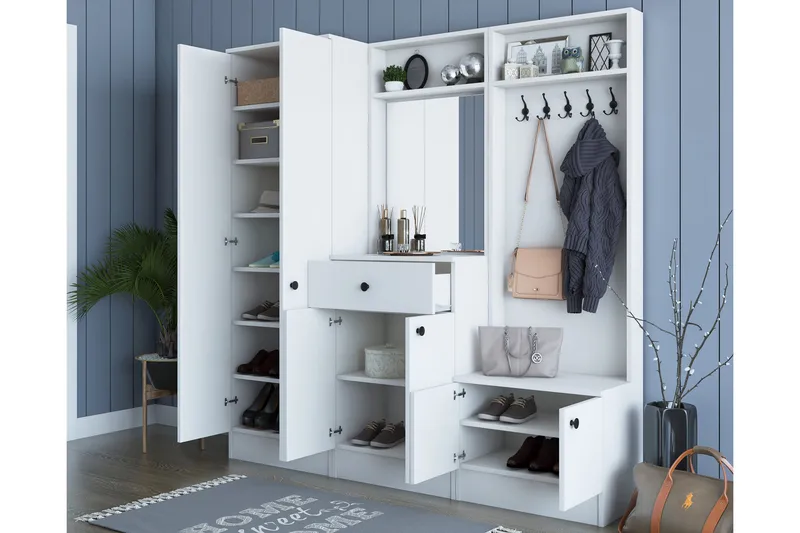 Erickslund Hallmöbelset - Vit - Möbler - Hallmöbler - Möbelset för hall & entre