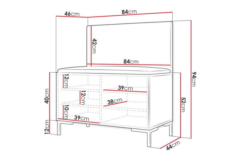 Hallförvaring - Möbler - Hallmöbler - Möbelset för hall & entre
