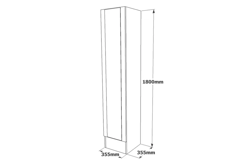 Hardyng Hallmöbelset 36x36 cm - Natur - Möbler - Hallmöbler - Möbelset för hall & entre