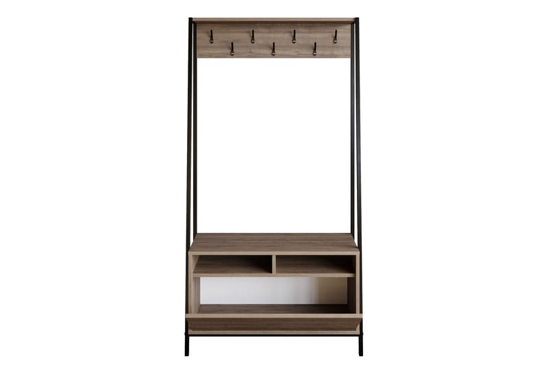 Imoveis Hallmöbelset 30 cm - Mörkbrun/Svart - Möbler - Hallmöbler - Möbelset för hall & entre