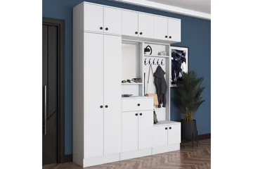 Itsuo Hallmöbelset Vit - Hanah Home - Möbler - Hallmöbler - Möbelset för hall & entre