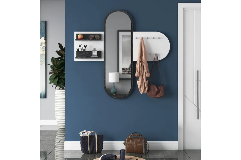 Juignac Hallmöbelset 120 cm, Vit