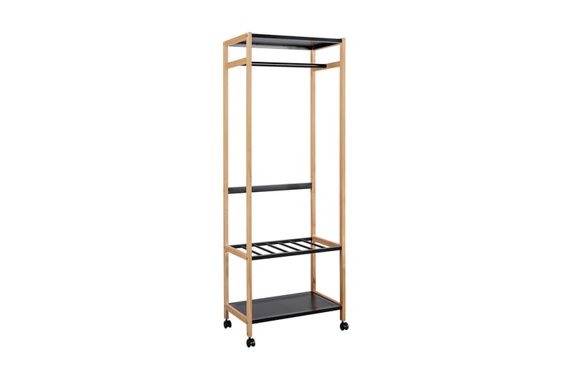 Klädhängare Forest På Hjul Med 3-Hyllor 60x38xh170 - Möbler - Hallmöbler - Möbelset för hall & entre
