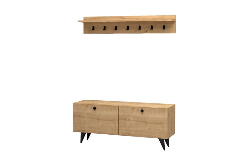 Melcolm Hallmöbelset 35x113 cm - Natur - Möbler - Hallmöbler - Möbelset för hall & entre
