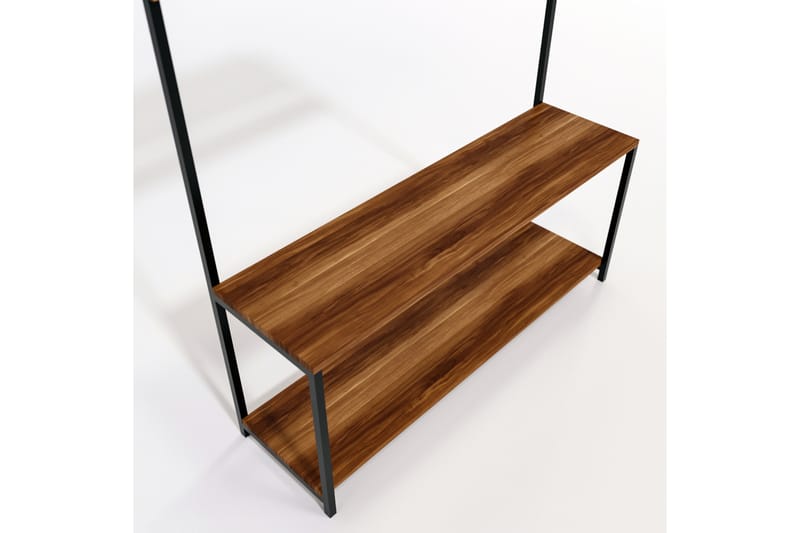 Napoca Hallmöbelset 120 cm - Mörkbrun - Möbler - Hallmöbler - Möbelset för hall & entre