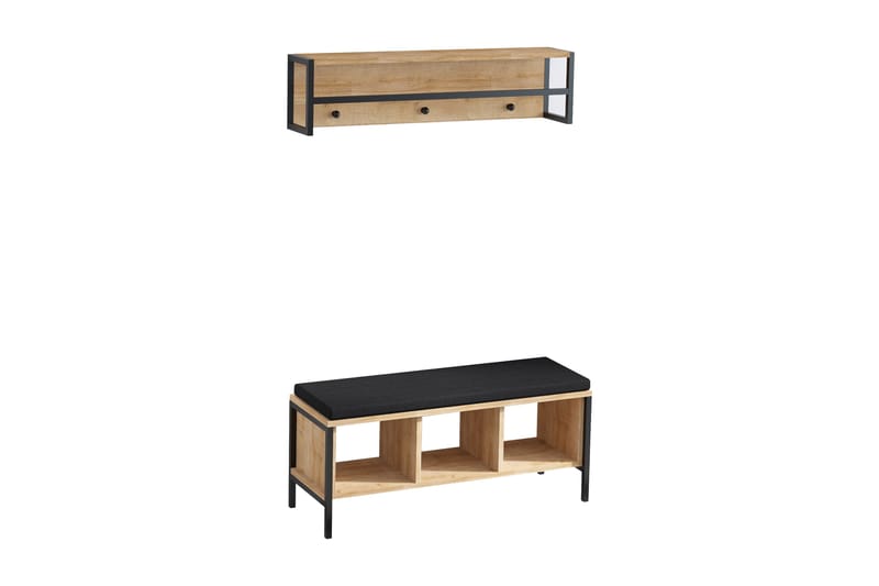 Redeby Hallmöbelset - Brun - Möbler - Hallmöbler - Möbelset för hall & entre