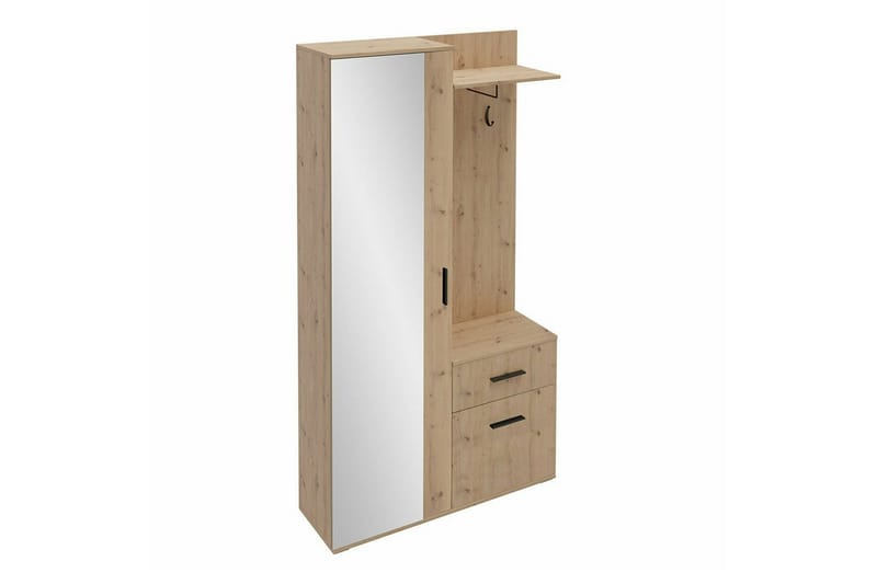 Rosehall Hallmöbelset 97x30 cm 195x - Brun - Möbler - Hallmöbler - Möbelset för hall & entre