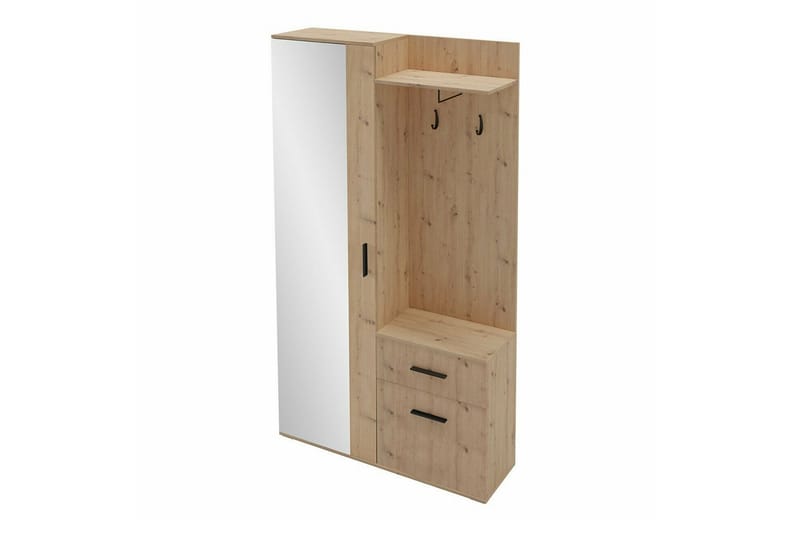 Rosehall Hallmöbelset 97x30 cm 195x - Brun - Möbler - Hallmöbler - Möbelset för hall & entre