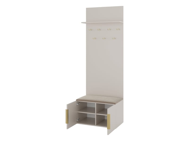 Myren Hallmöbel 70 cm - beige - Möbler - Hallmöbler - Möbelset för hall & entre