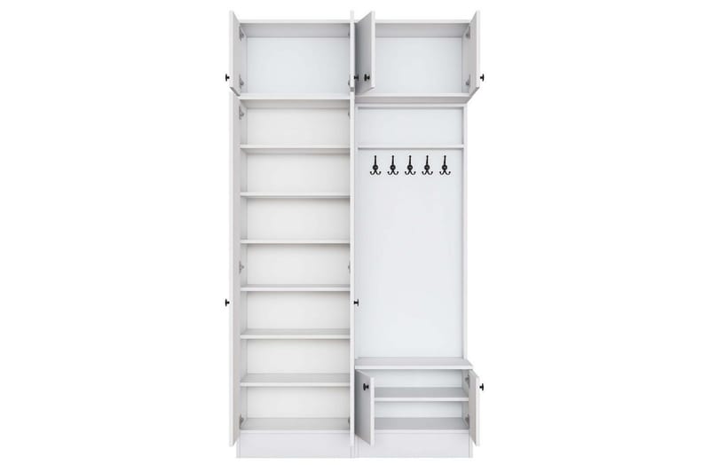 Quorra Hallmöbelset - Vit - Möbler - Hallmöbler - Möbelset för hall & entre