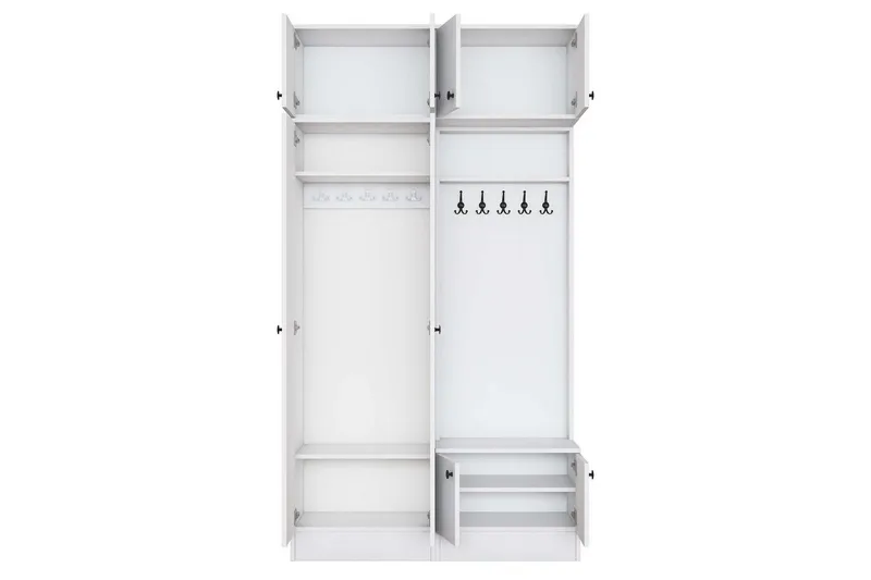 Quorra Hallmöbelset - Vit - Möbler - Hallmöbler - Möbelset för hall & entre