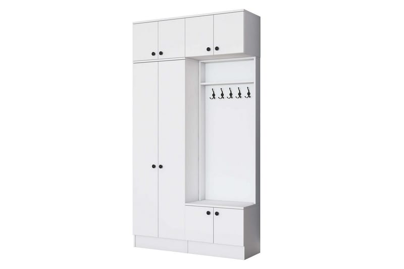 Quorra Hallmöbelset - Vit - Möbler - Hallmöbler - Möbelset för hall & entre