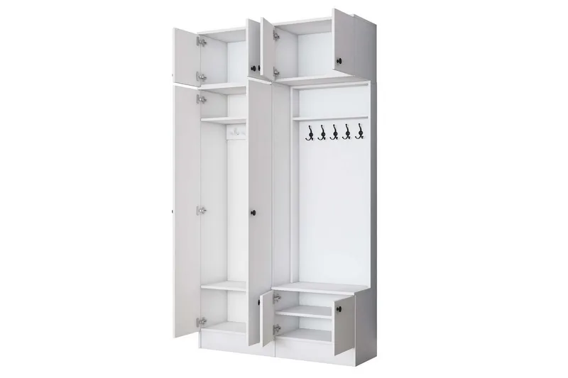 Quorra Hallmöbelset - Vit - Möbler - Hallmöbler - Möbelset för hall & entre