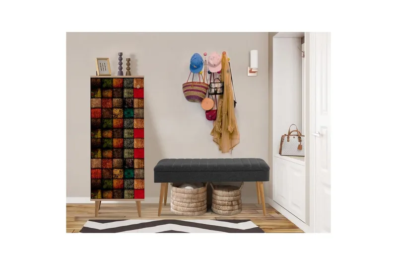 Tekel Hallmöbelset - Antracit - Möbler - Hallmöbler - Möbelset för hall & entre