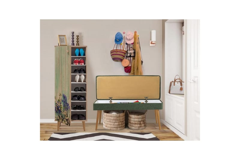 Tekel Hallmöbelset - Grön - Möbler - Hallmöbler - Möbelset för hall & entre