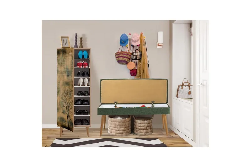 Tekel Hallmöbelset - Grön - Möbler - Hallmöbler - Möbelset för hall & entre