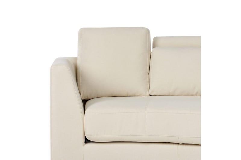 Halvrund soffa Rotunde Beige/Silver - Beige/Silver - Möbler - Soffa