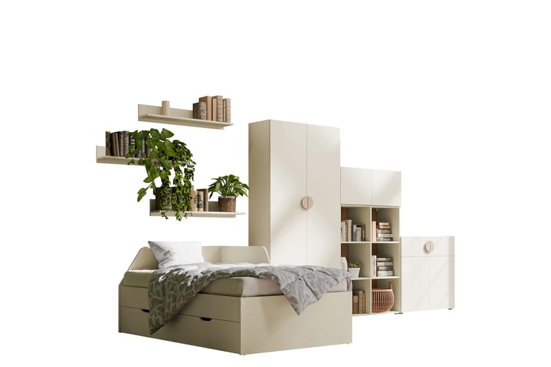 Adolfo Möbelset För Sovrum - Beige - Möbler - Möbelset - Möbelset för sovrum