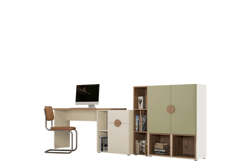 Adolfo Möbelset För Sovrum - Beige/Grön - Möbler - Möbelset - Möbelset för sovrum