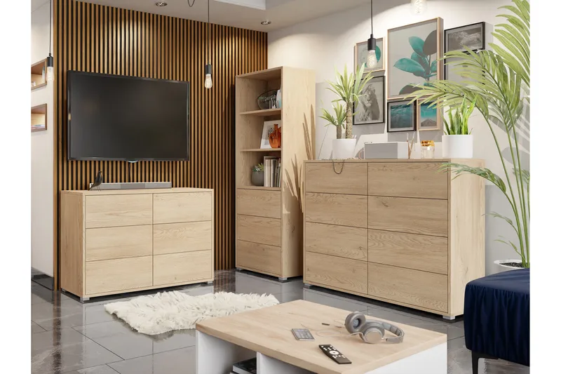 Agawal Möbelset För Vardagsrum - Brun - Möbler - Möbelset - Möbelset för vardagsrum