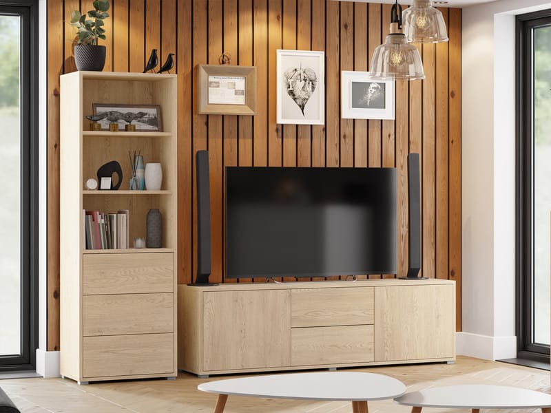 Agawal Möbelset För Vardagsrum - Brun - Möbler - Möbelset - Möbelset för vardagsrum