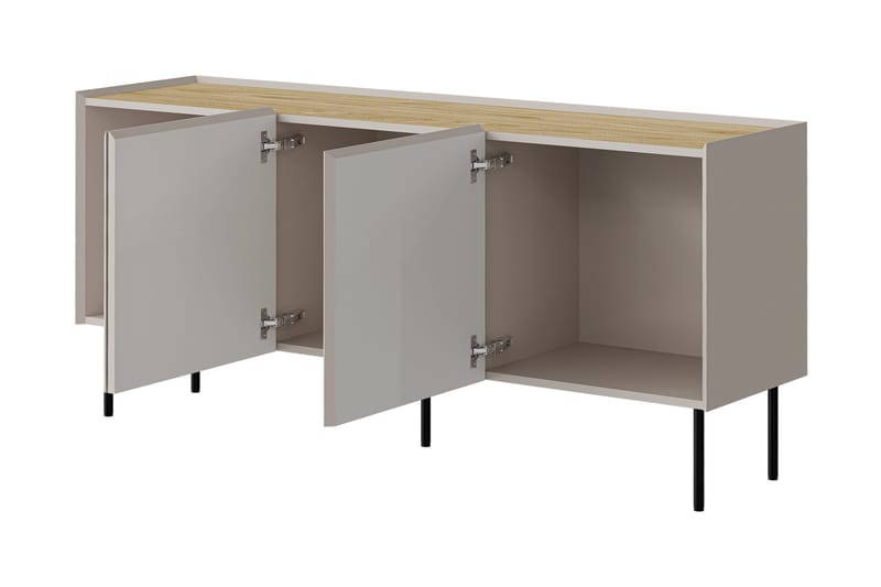 Akie Möbelset För Vardagsrum - Beige - Möbler - Möbelset - Möbelset för vardagsrum