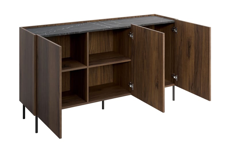 Akihito Möbelset För Vardagsrum - Brun - Möbler - Möbelset - Möbelset för vardagsrum