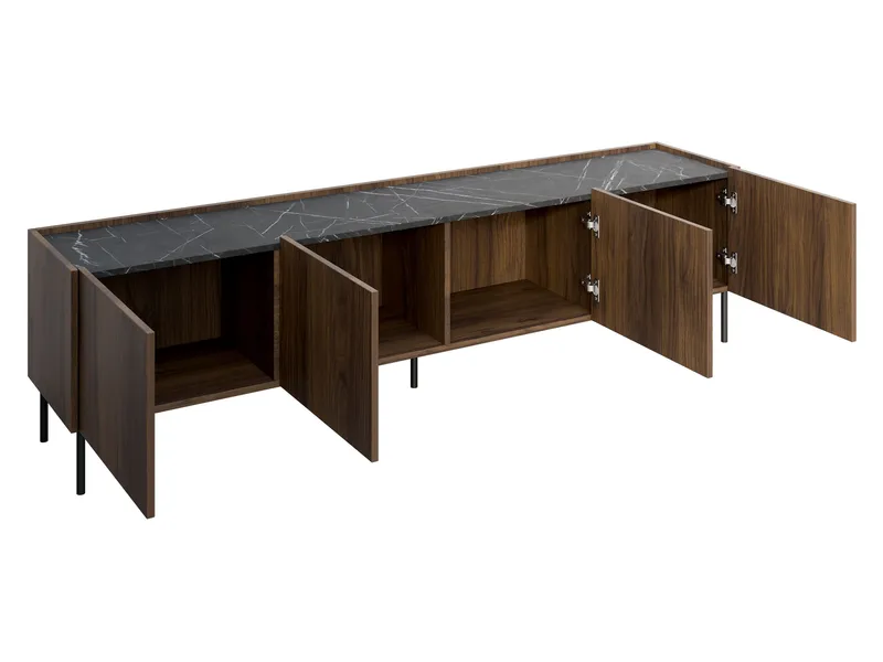 Akihito Möbelset För Vardagsrum - Brun - Möbler - Möbelset - Möbelset för vardagsrum