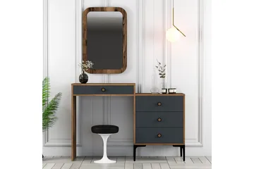 Ameias Möbelset För Sovrum Brun/Antracit - Hanah Home - Möbler - Möbelset - Möbelset för sovrum