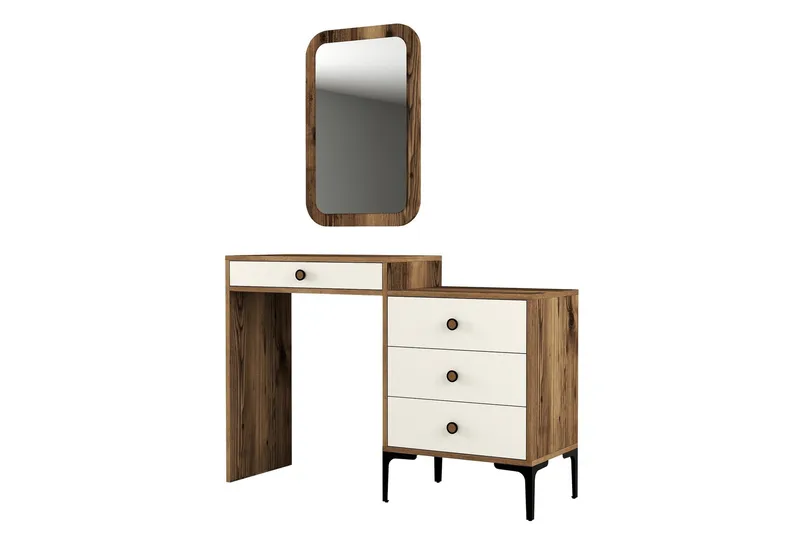 Ameias Möbelset För Sovrum Brun/Beige - Hanah Home - Möbler - Möbelset - Möbelset för sovrum