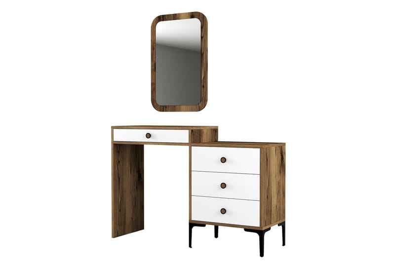Ameias Möbelset För Sovrum Brun/Vit - Hanah Home - Möbler - Möbelset - Möbelset för sovrum