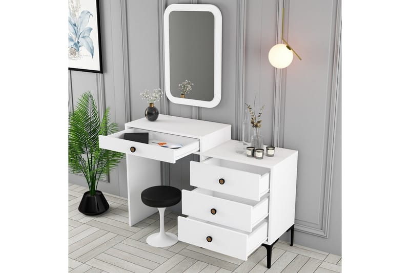 Ameias Möbelset För Sovrum Vit - Hanah Home - Möbler - Möbelset - Möbelset för sovrum