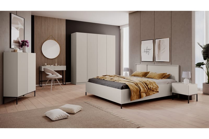 Amelus Möbelset För Sovrum - Cashmere - Möbler - Möbelset - Möbelset för sovrum