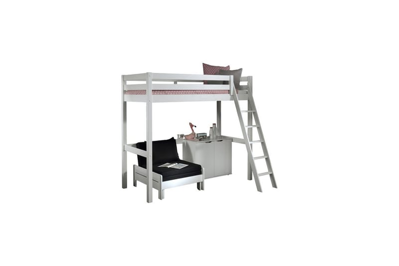 Bäddsoffa och byrå Pino Mezzanine 2-dörrar 90 x 200 cm - 90 x 200 cm - Möbler - Möbelset - Möbelset för sovrum