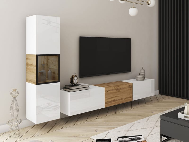 Bergfelde Tv-Enhet 2-delar - Möbler - Möbelset - Möbelset för vardagsrum