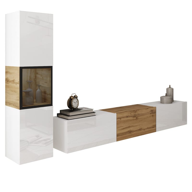 Bergfelde Tv-Enhet 2-delar - Möbler - Möbelset - Möbelset för vardagsrum