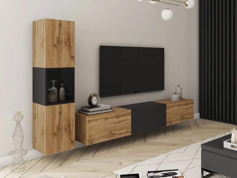 Bergfelde Tv-Enhet 2-delar - Möbler - Möbelset - Möbelset för vardagsrum