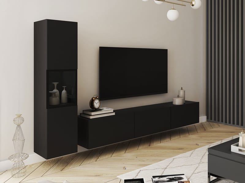 Bergfelde Tv-Enhet 2-delar - Möbler - Möbelset - Möbelset för vardagsrum